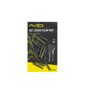 Avid Carp Terminal Tackle Quick Change Lead Clip Kit (5 pcs)