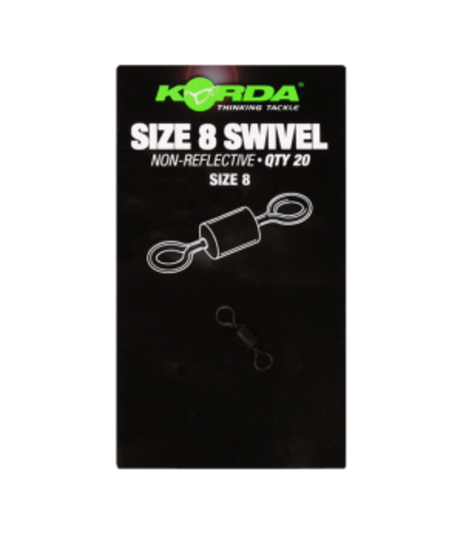 Korda Swivel Non-Reflective Size 8 (20 pcs)
