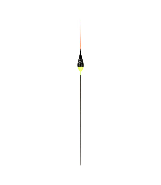 Reniers Fishing Dobber RF N11 – Handgemaakte Balsa Pen met 1.0 mm Volle Antenne, Carbon Onderantenne en RVS Ogen voor Brasem, Voorn en Lichte Stroming