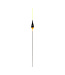 Reniers Fishing Pose RF N11 – Handgefertigte Balsa-Pose mit 1,0 mm Vollantenne, Carbon-Unterantenne und Edelstahlösen für Brassen, Rotaugen und Leichte Strömung