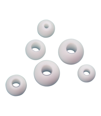Garbolino Perles Teflon PTFE Beads – Perles Stop Teflon pour Élastiques Creux