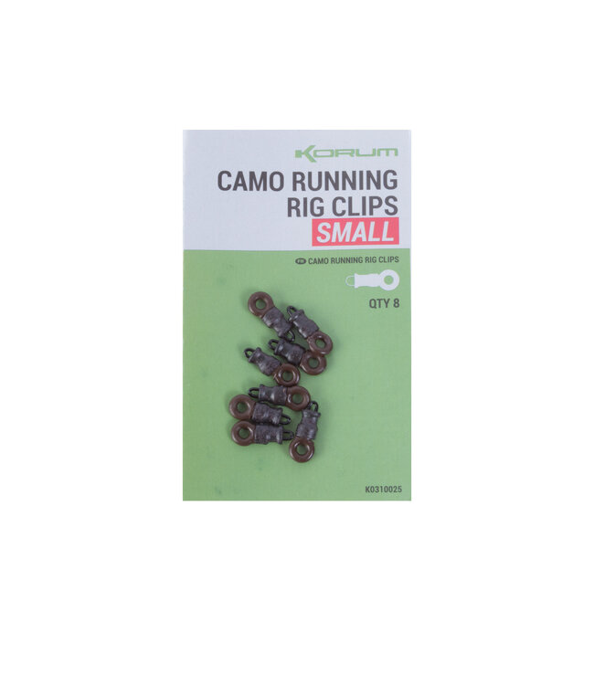 Korum Camo Running Rig Clips (8 pcs)