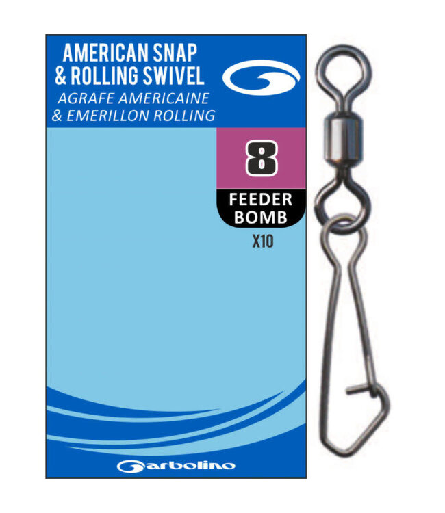 Garbolino American Snap & Rolling Swivel (10 pcs)