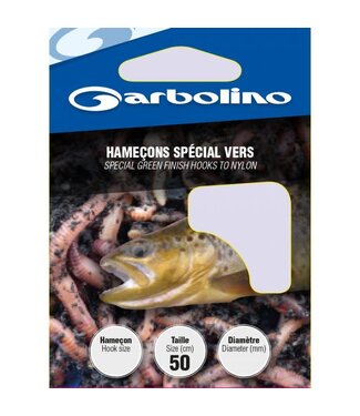 Garbolino Onderlijn Special Worm 50cm (10 pcs)