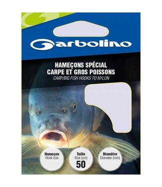 Garbolino Hameçons Montés Carpe et Gros Poissons 50cm (10 pcs)