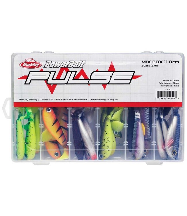Berkley Pulse Shad Mix Box 11cm - 30 Stücke