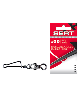 Sert Emerillions A Agrafe Italienne Nickeles - 8 stuks - nr 0 - 8 kilo