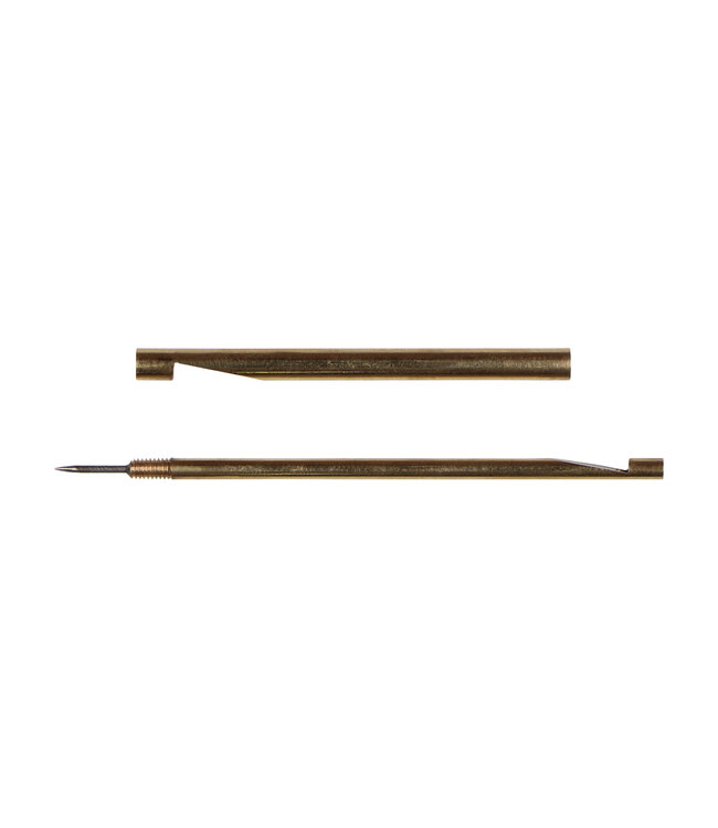 Reniers Fishing Brass Double Disgorger & Needle 13cm – Double Dégorgeoir en Laiton avec Aiguille Métallique pour Gardon, Brème et Poissons Blancs