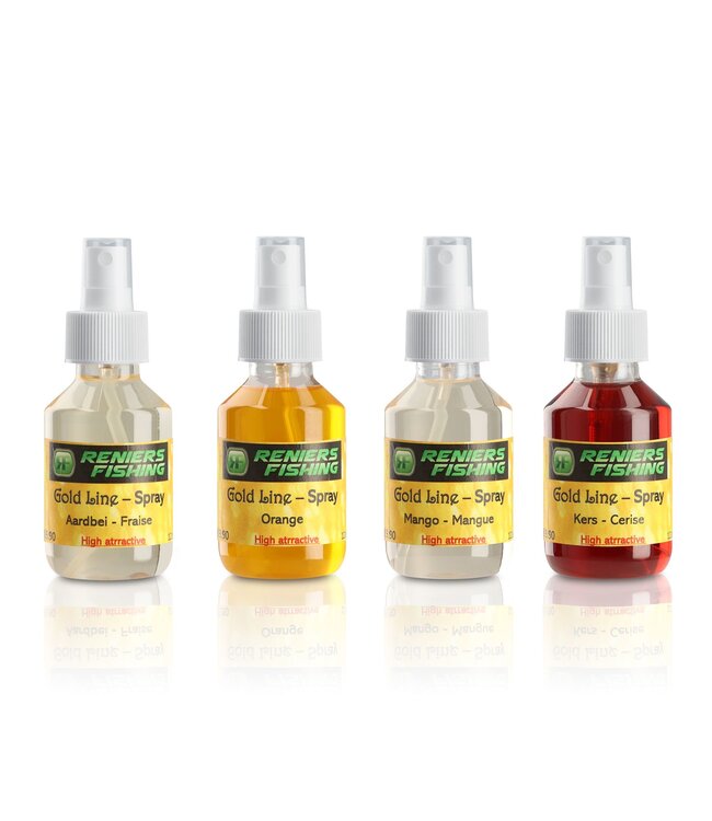 Reniers Fishing Gold Line Spray  (Fruity Taste 120ml)