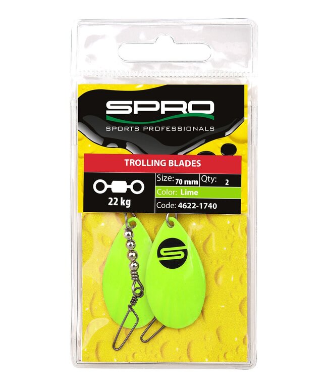 Spro Trolling Blades 2pcs 7cm