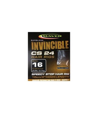 Maver Bas De Ligne Invincible CS 24 Speedy Stop Hair - Sans Ardillon 8pcs