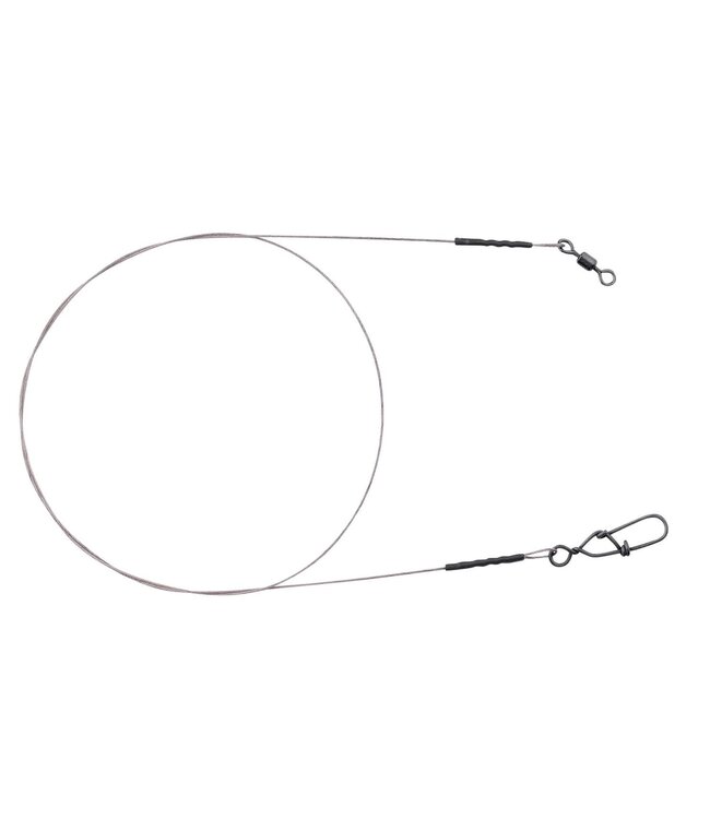 Spro Matte Black 7x7 Wire Leader 2pcs