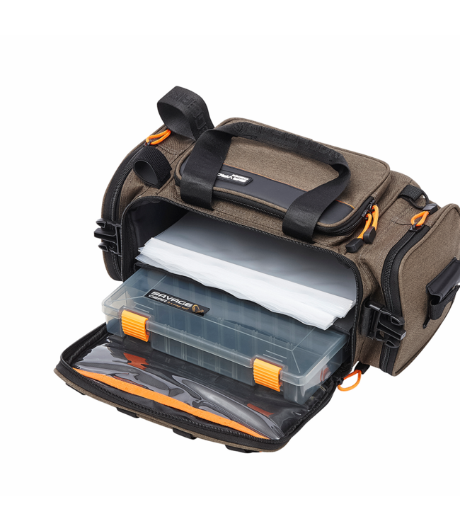 Savage Gear Sac à Bondoulière Leurre Souple + 1 Boîte - 10 Sac Plastiques