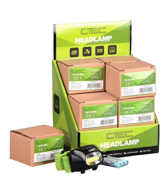 C-Tec Hauptlampe 210 Lummen