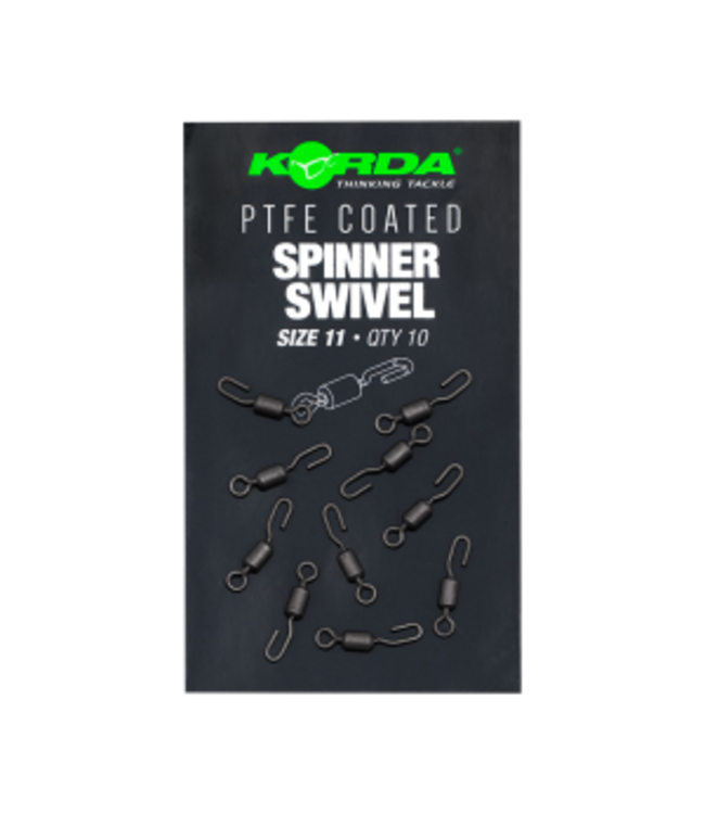 Korda Spinner Swivel PTFE Coated (8 pcs) Size 11