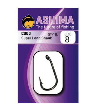 Ashima l'Hameçon Super Long Shank Ardillon C900 (10 pcs)