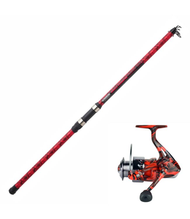 Garbolino Combo Jungle Predator 3.50-4.00m Telepike 80-150gr + Rolle Jungle 401FD