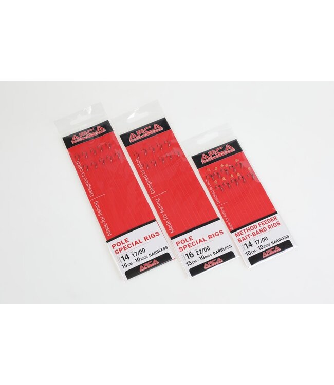 Arca Method Feeder Bait-Band Rig Barbless KO.7 (10pcs)