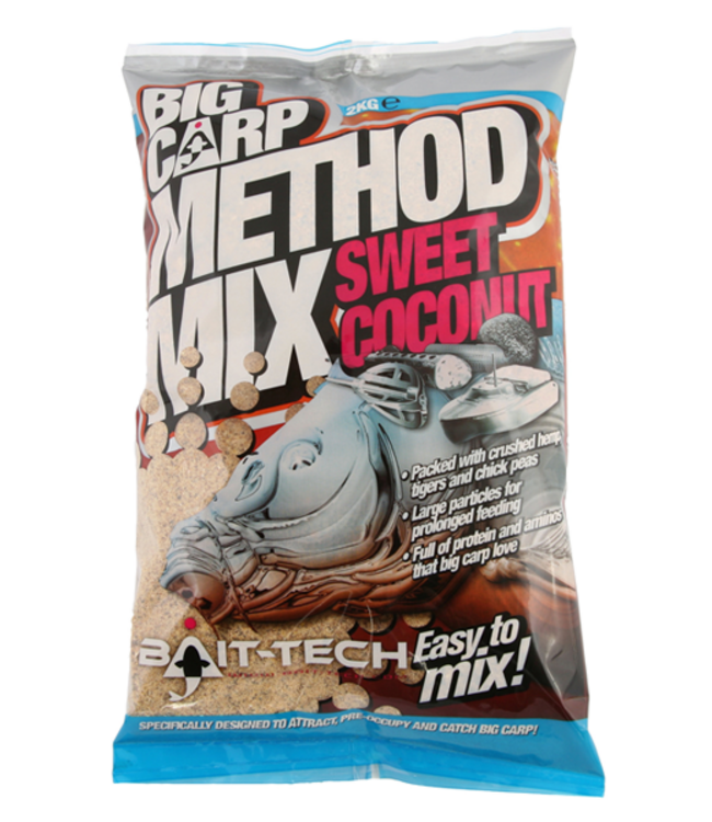 Bait-Tech Big Carp Method Mix 2 Kilo Sweet Coconut