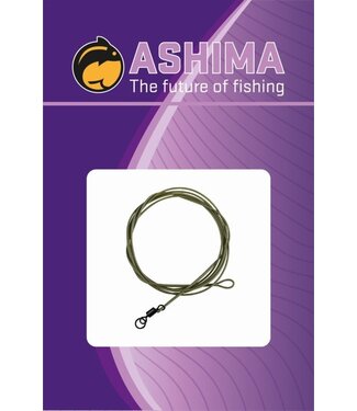 Ashima Coated Leader Loop-R-Swiv 100cm/ 30lbs