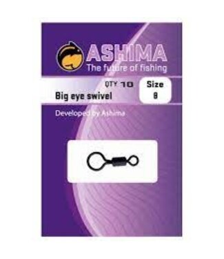 Ashima Big Eye Swivel Size 8 (10 pcs)