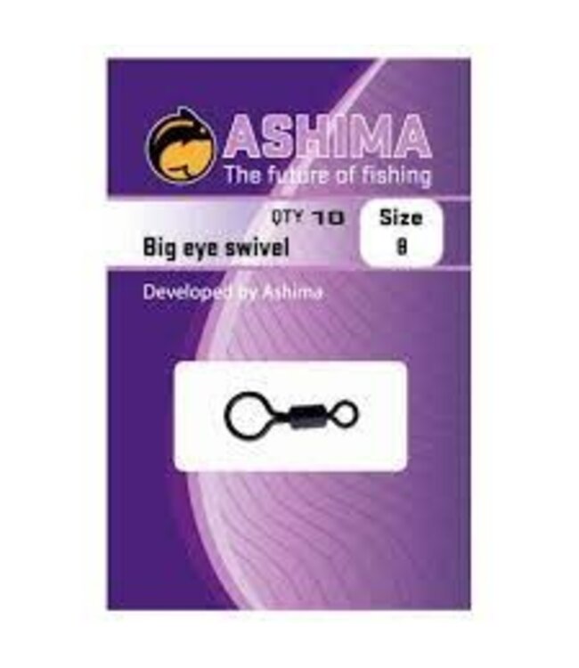 Ashima Big Eye Swivel Size 8 (10 pcs)