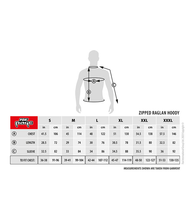Fox Rage Sweat-Shirt à Capuche Lightweight Replicant Xxxlarge