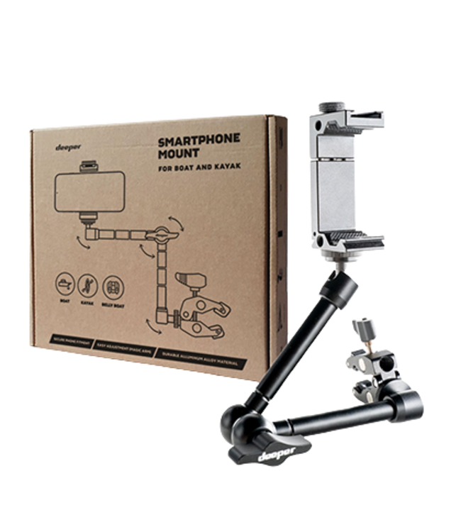 Deeper Smartphone Mount Pour Kayak et Bâteau