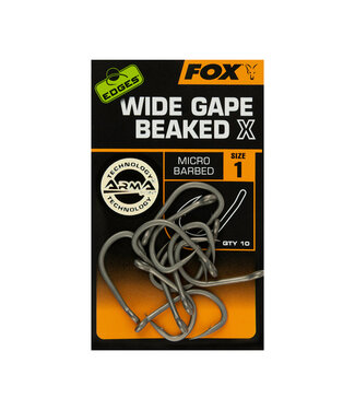 Fox Edges Armapoint Wide Gape Beaked X Micro Ardillon 10pcs