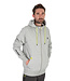 Matrix Black Edition Full Zip Hoody Grey Marl-Lime