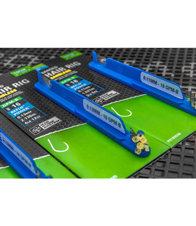 Preston GPM-B Banded Hair Rigs Barbless 10cm (8 pcs)