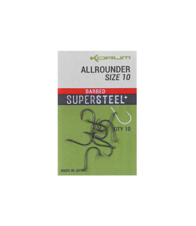 Korum Allrounder Super Acier Oeillet - Ardillon (10pcs)