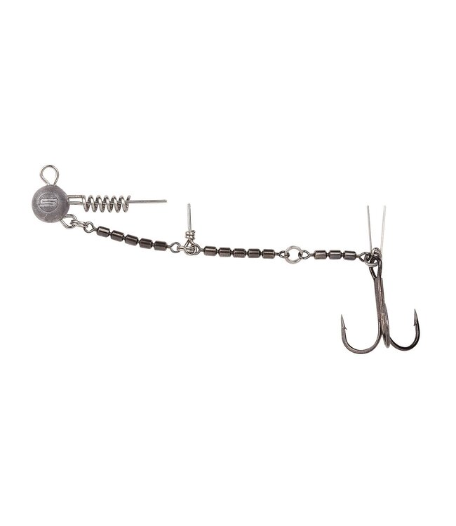 Spro Screw in Swivel Rig 8cm  - Treble 13NSB (Lure Lenght 13-18cm)