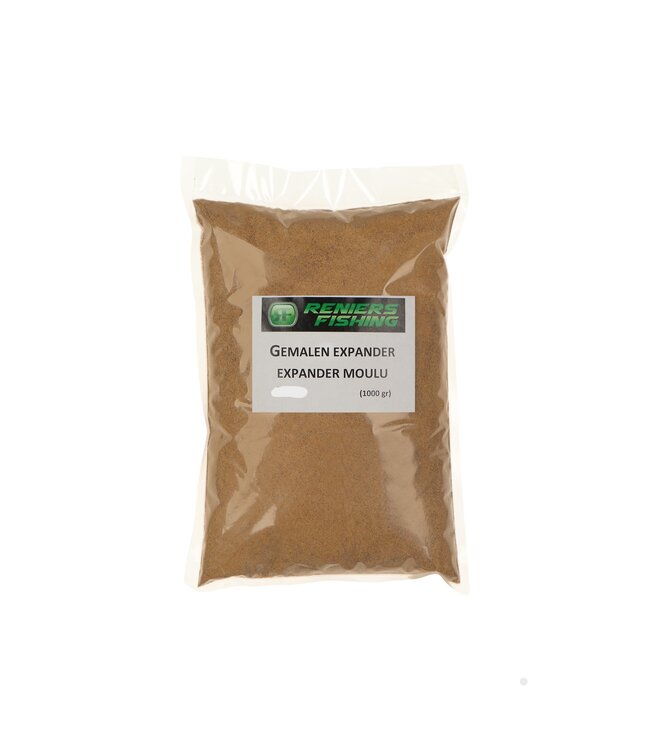 Reniers Fishing Gemalen Expander 1kg – Veelzijdig Expandermeel als Basisvoer voor Methodvoer, Paste, Feeder en Eigen Mixen