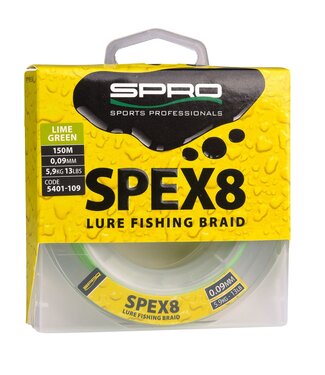 Spro Spex8 Braid Lime Green (150m)