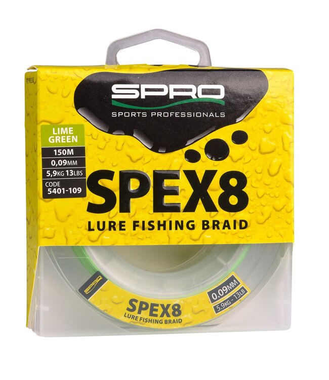 Spro Spex8 Braid Lime Green (150m)