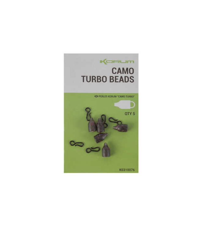 Korum Camo Turbo Bead (5 pcs)