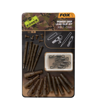 Fox Power Grip Lead Clip Kit Size 7 - Camo