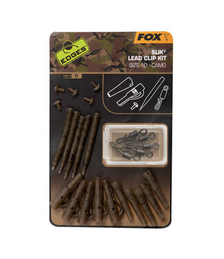 Fox Edges Lead Clip Kit Size 10 - Camo