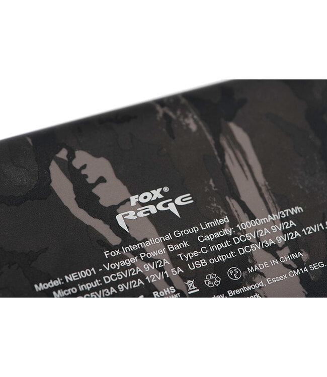 Fox Rage Voyager Camo Edition Power Bank 10K mAh