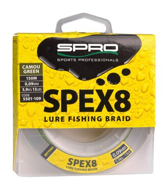 Spro Tresse Spex8 Camou Vert (150m)