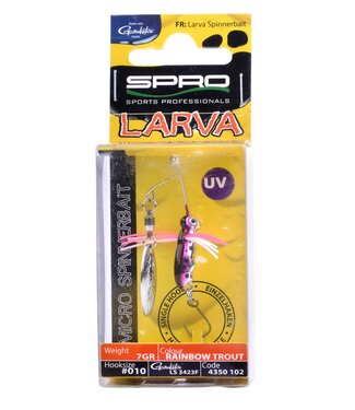 Spro Larva Mayfly Spinner l'Hamecon Single LS3423F l'Hameçons 10  - 4cm - 7gr