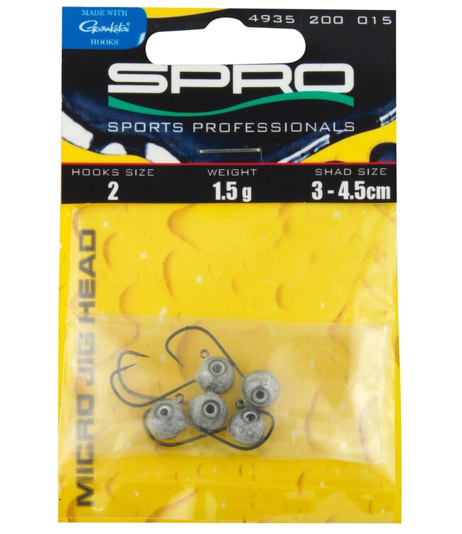 Spro Micro Jighead 29 - Shad Size 3-4.5cm