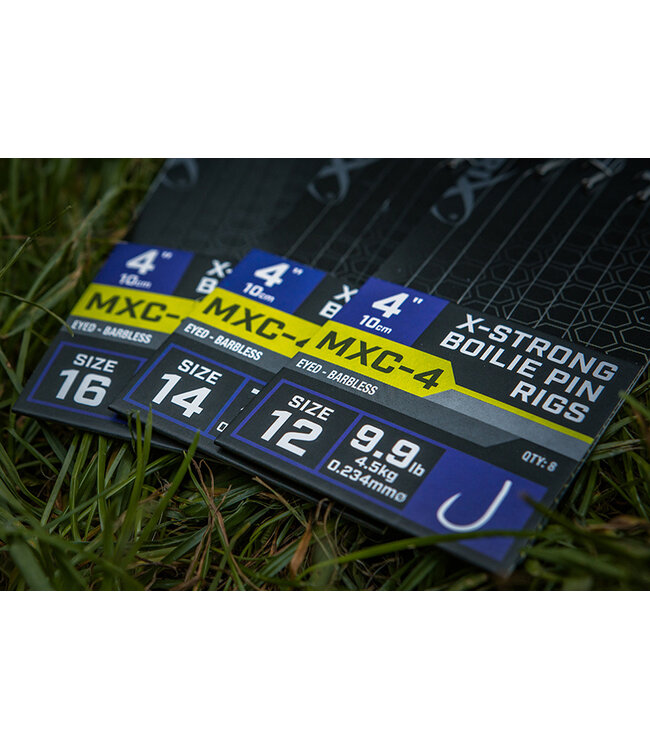 Matrix Vorfach MXC-4 X-Strong Boilie Pin Rigs 10cm Eyed-Barbless (8 pcs)