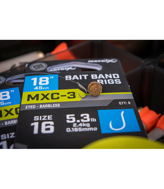 Matrix Vorfach MXC-3 Bait Band Rigs 45cm Eyed-Barbless