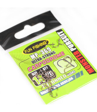 Fun Fishing Carpodrome MP-300 Ultra Strong Eyed-Barbed (20pcs)