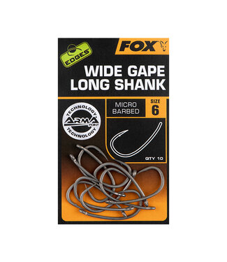 Fox Edges Wide Gape Long Shank Micro Ardillon (10pcs)