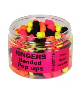 Ringers Banded Boilies Pop Ups Allsorts 6mm
