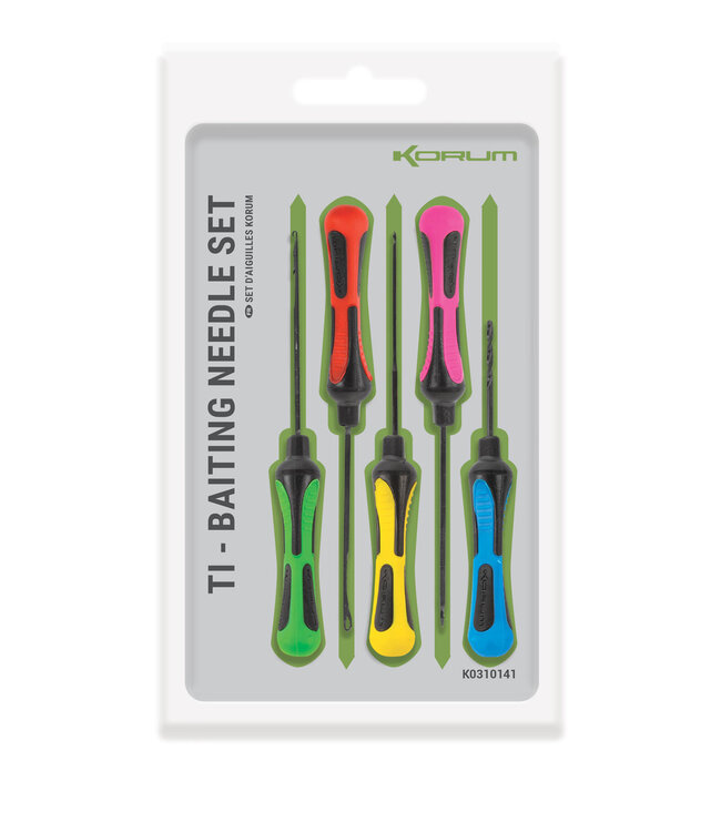 Korum Ti-Baiting Needle Set (5pcs)