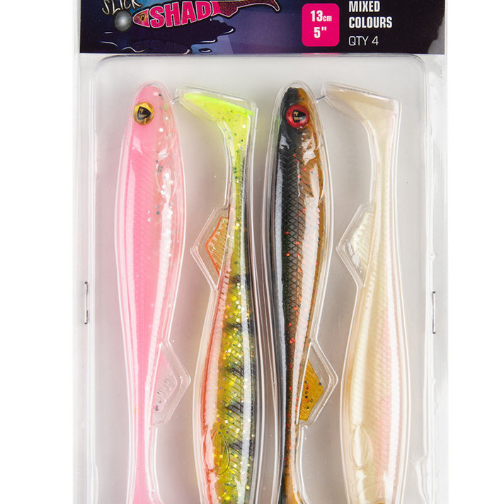 FOX Rage Zander Pro Shad 7.5cm UV Mixed Colours, 5pcs - Rubber Bait